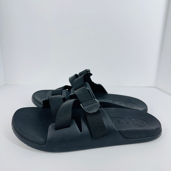 Chaco Men’s Sandals Black Adjustable Strap Slide Sz 12 Lightweight Comfort Beach main image 7